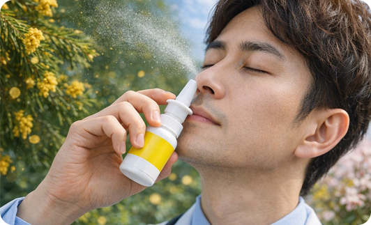 花粉症スプレー